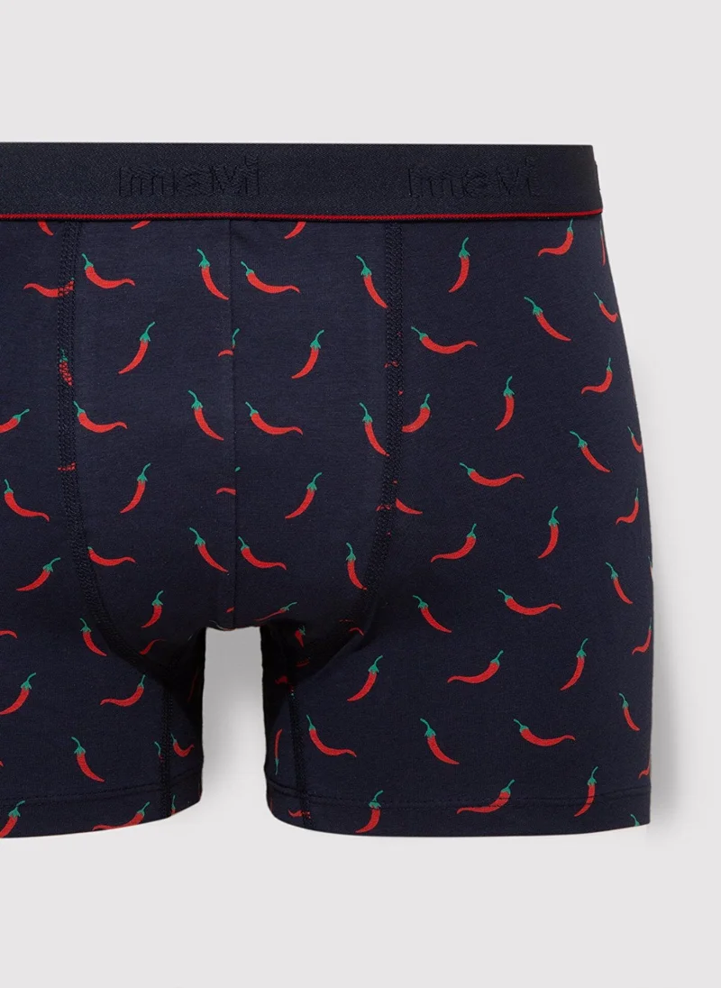 مافي Peppers Printed Navy Boxers